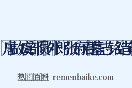 唐故虞部员外郎张府君墓志铭造句是什么意思的图片